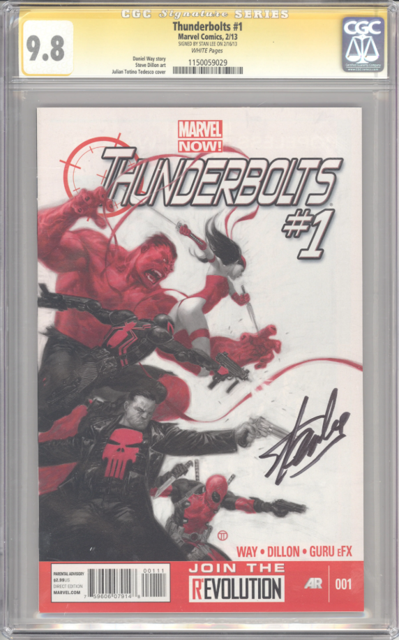 Thunderbolts (2013 Marvel) # 1 CGC 9.8 Signature Series