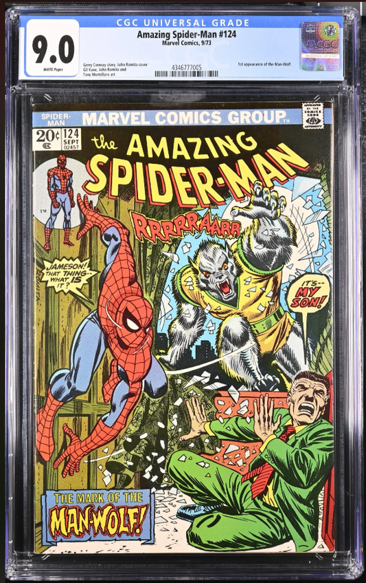 Amazing Spider-Man (1963 1st Series Marvel) #124 CGC 9.0